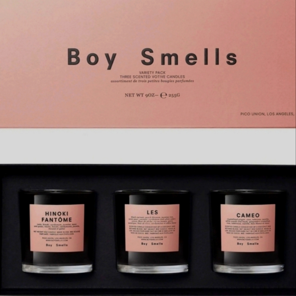 Boy Smells Mini Cnadle Trio set